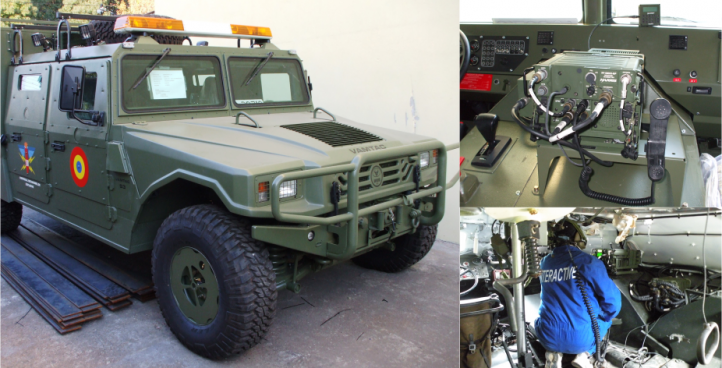 Communications System for EOD Vehicle